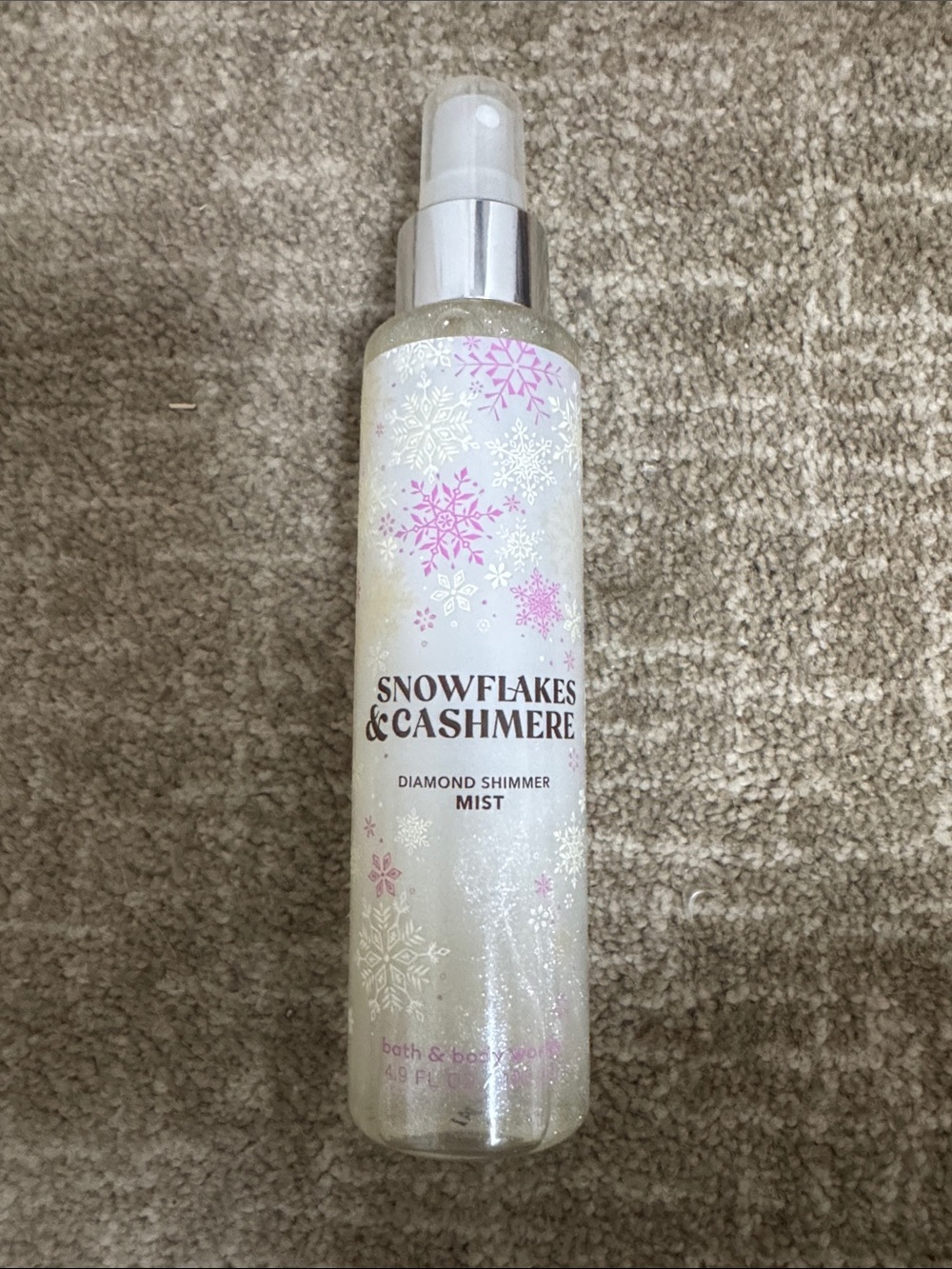 Bath & Body Works Snowflakes & Cashmere Diamond Shimmer Mist